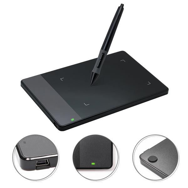 Details of the Huion 420 drawing tablet