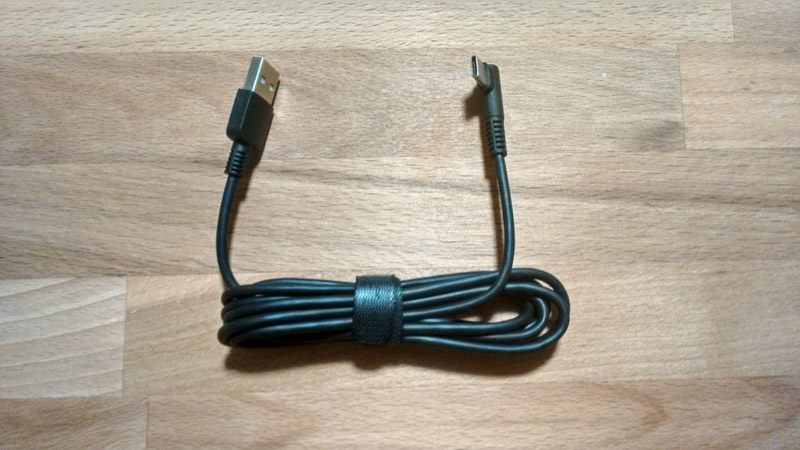 USB cable.