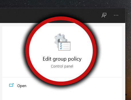 Edit Group Policy icon