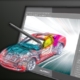 Graphics tablet for 3D modeling